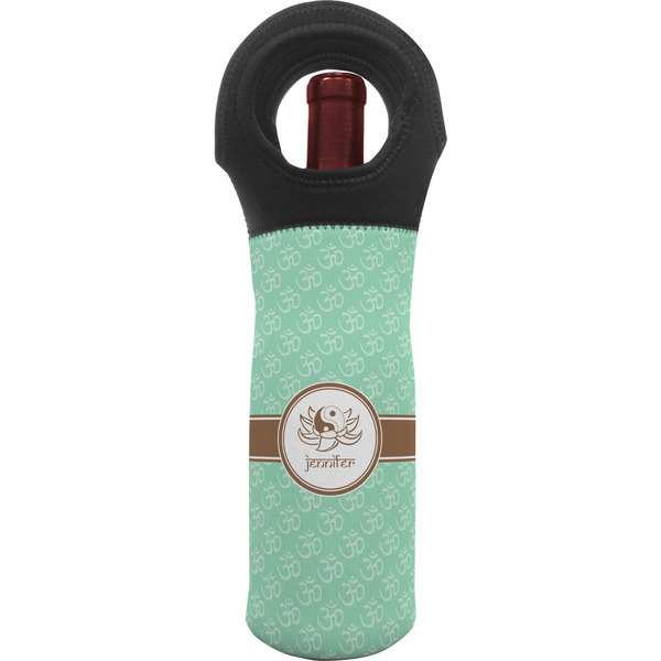 Custom Om Wine Tote Bag (Personalized)