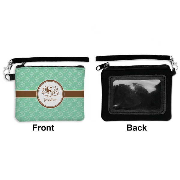 Om Wristlet ID Cases - Front & Back