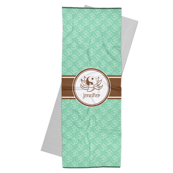 Custom Om Yoga Mat Towel (Personalized)