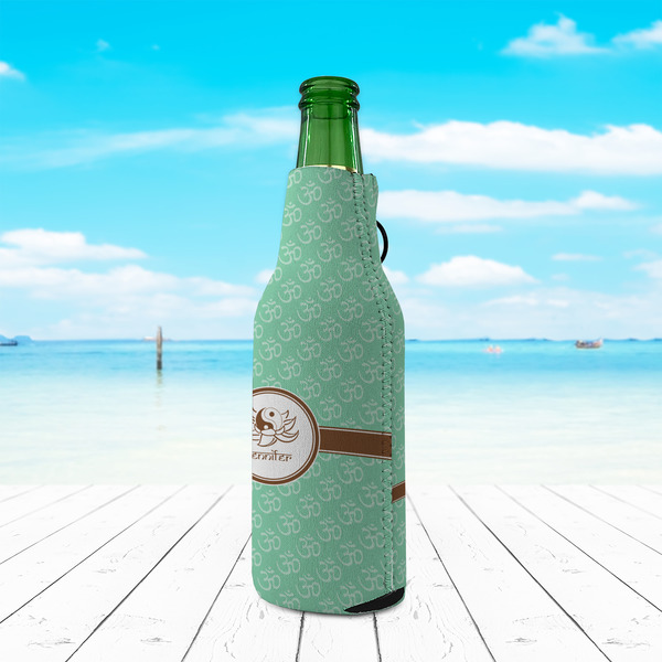 Om Zipper Bottle Cooler - LIFESTYLE