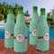Om Zipper Bottle Cooler - Set of 4 - LIFESTYLE