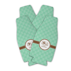 Om Zipper Bottle Cooler - Set of 4 (Personalized)