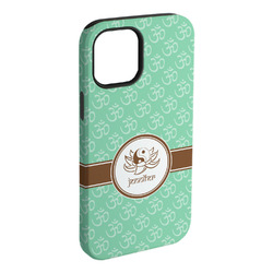 Om iPhone Case - Rubber Lined (Personalized)