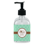 Om Glass Soap & Lotion Bottle - Single Bottle (Personalized)