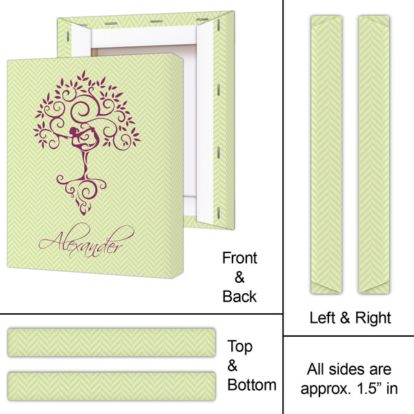 Yoga Tree 11x14 - Canvas Print - Approval