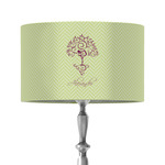 Yoga Tree 12" Drum Lamp Shade - Fabric (Personalized)