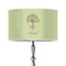 Yoga Tree 12" Drum Lampshade - ON STAND (Poly Film)