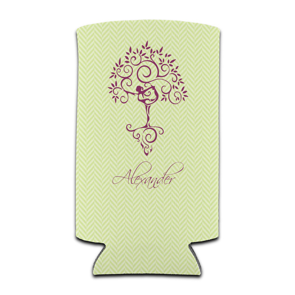 Custom Yoga Tree Can Cooler (tall 12 oz) (Personalized)