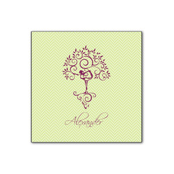 Yoga Tree Wood Print - 12x12 (Personalized)