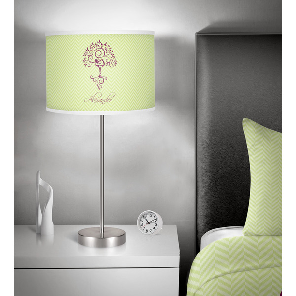 Yoga Tree 13 inch drum lamp shade - in room