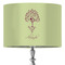 Yoga Tree 16" Drum Lampshade - ON STAND (Fabric)