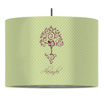 Yoga Tree 16" Drum Pendant Lamp - Fabric (Personalized)