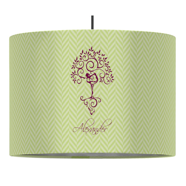 Custom Yoga Tree Drum Pendant Lamp (Personalized)