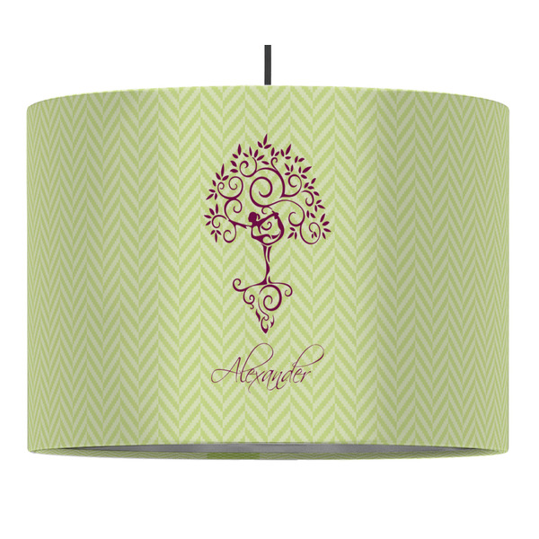 Yoga Tree 16" Drum Lampshade - PENDANT (Fabric)