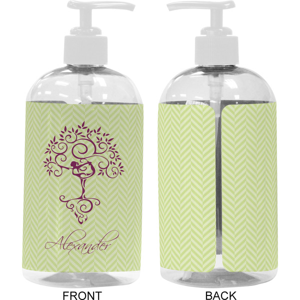 Yoga Tree 16 oz Plastic Liquid Dispenser- Approval- White