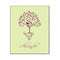 Yoga Tree 16x20 Wood Print - Front View