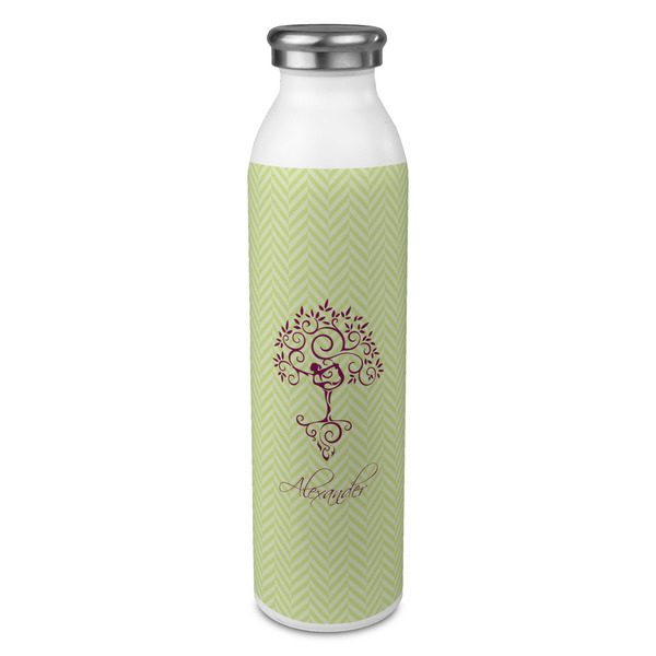 Custom Yoga Tree 20oz Stainless Steel Water Bottle - Full Print (Personalized)
