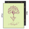 Yoga Tree 20x24 Wood Print - Front & Back View
