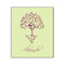 Yoga Tree Wood Print - 20x24 (Personalized)