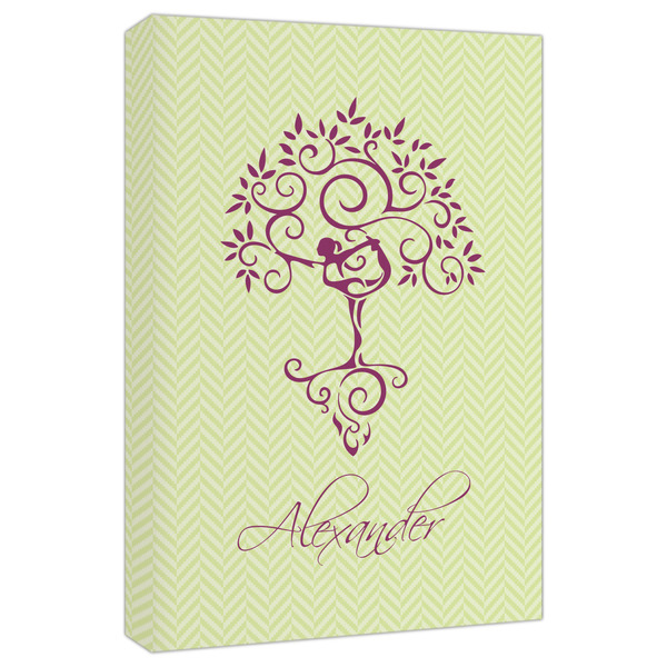 Custom Yoga Tree Canvas Print - 20x30 (Personalized)