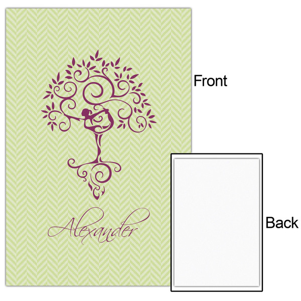 Yoga Tree 20x30 - Matte Poster - Front & Back
