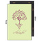 Yoga Tree 20x30 Wood Print - Front & Back View
