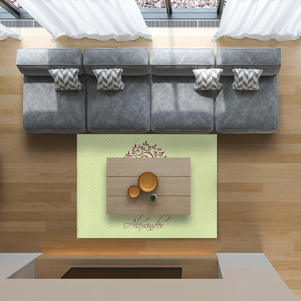 Yoga Tree 5'x7' Indoor Area Rugs - IN CONTEXT