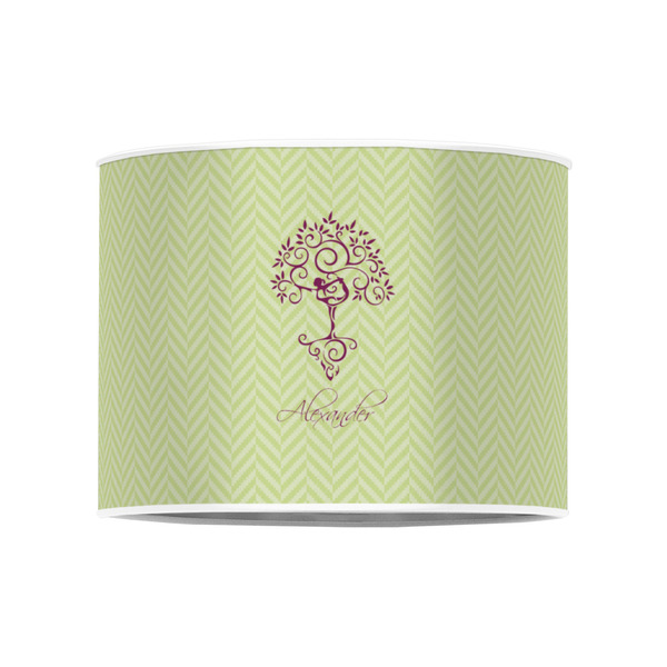 Yoga Tree 8" Drum Lampshade - FRONT (Poly Film)
