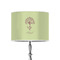 Yoga Tree 8" Drum Lampshade - ON STAND (Poly Film)