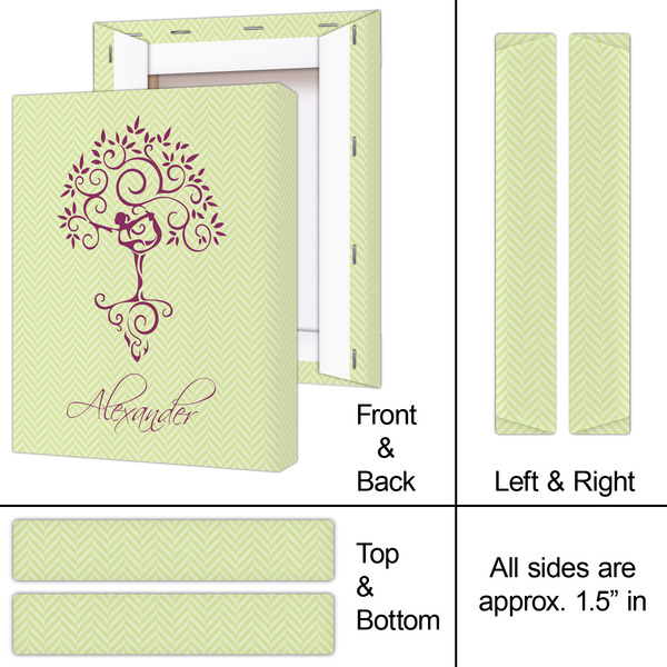 Yoga Tree 8x10 - Canvas Print - Approval