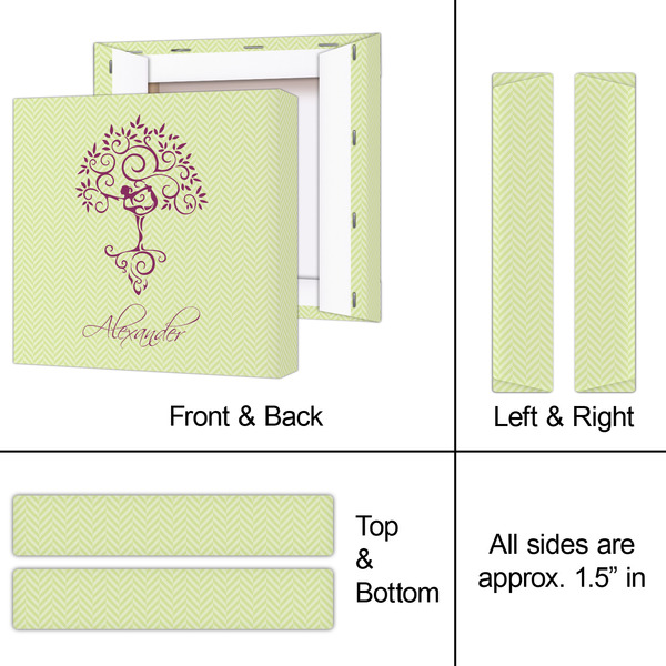 Yoga Tree 8x8 - Canvas Print - Approval