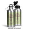 Yoga Tree Aluminum Water Bottle - Alternate lid options