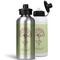 Yoga Tree Aluminum Water Bottles - MAIN (white &silver)