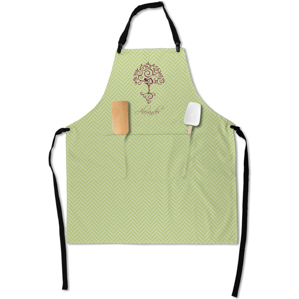 Custom Yoga Tree Apron With Pockets w/ Name or Text