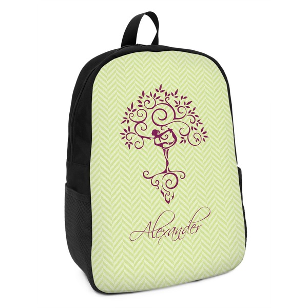 Custom Yoga Tree Kids Backpack (Personalized)