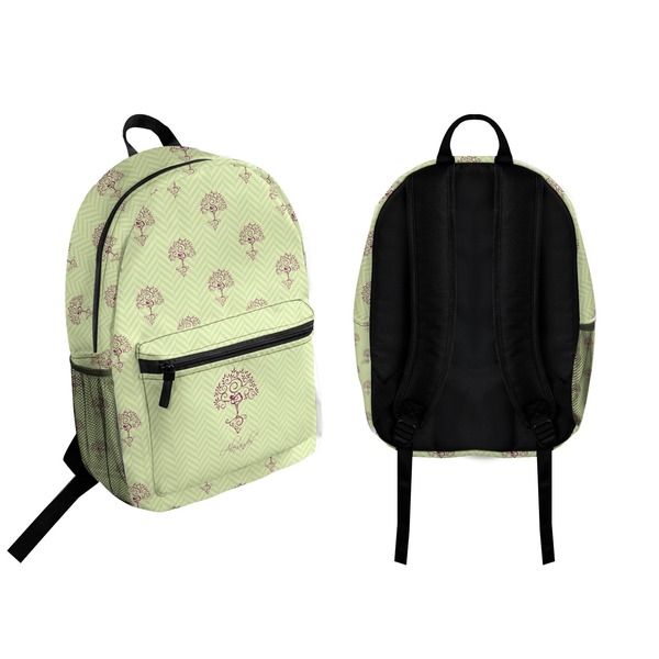 Yoga Tree Backpack front and back - Apvl