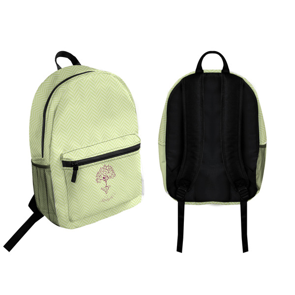 Yoga Tree Backpack front and back - Apvl