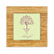 Yoga Tree Bamboo Trivet with Ceramic Tile Insert (Personalized)