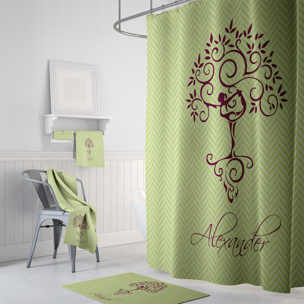 Yoga Tree Bath Towel Sets - 3-piece - In Context