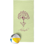 Yoga Tree Beach Towel (Personalized)