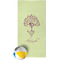 Yoga Tree Beach Towel (Personalized)