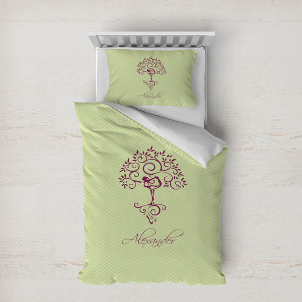Custom Yoga Tree Duvet Cover Set - Twin XL (Personalized)