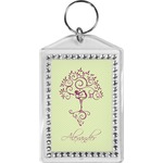 Yoga Tree Bling Keychain (Personalized)