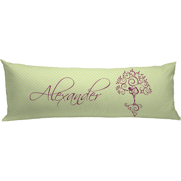 Custom Yoga Tree Body Pillow Case (Personalized)