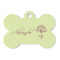Yoga Tree Bone Shaped Dog ID Tag (Personalized)