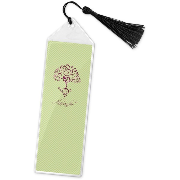 Custom Yoga Tree Book Mark w/Tassel (Personalized)