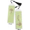 Yoga Tree Bookmark with tassel - Front and Back