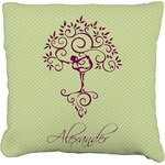 Yoga Tree Faux-Linen Throw Pillow 16" (Personalized)