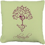 Yoga Tree Faux-Linen Throw Pillow 26" (Personalized)