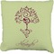 Yoga Tree Faux-Linen Throw Pillow 26" (Personalized)